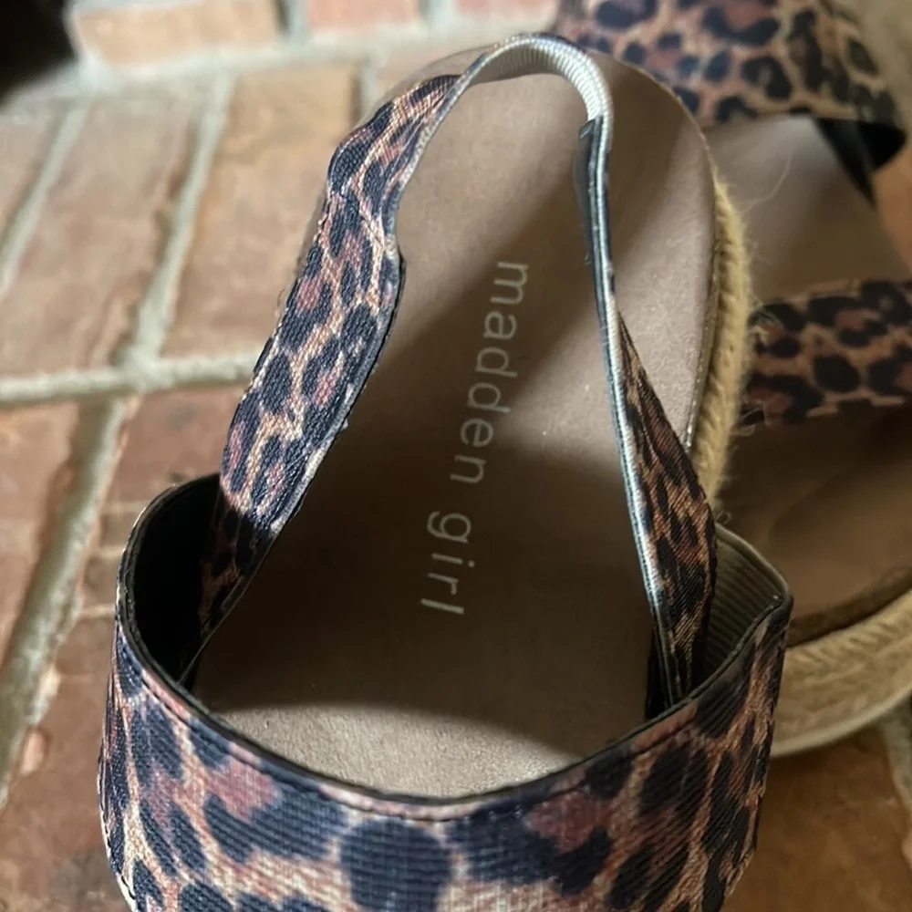 Madden Girl Cybell Leopard Platform Sandals
